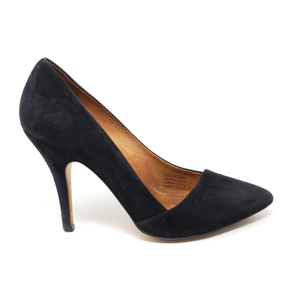 Madewell Shoes - Madewell Black Mira Heel Shoe, Size 7.5